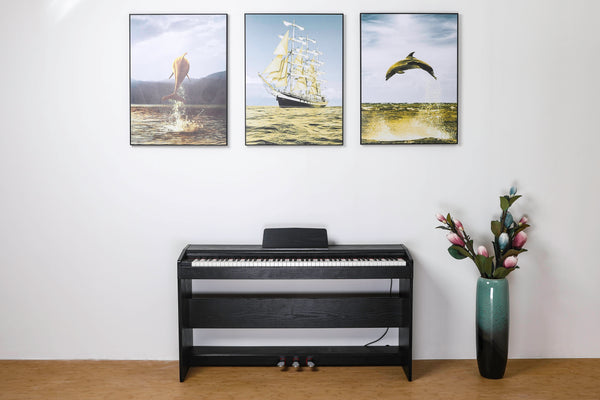 Hathor & Ihy 8801 (Black) Piano Chair Included